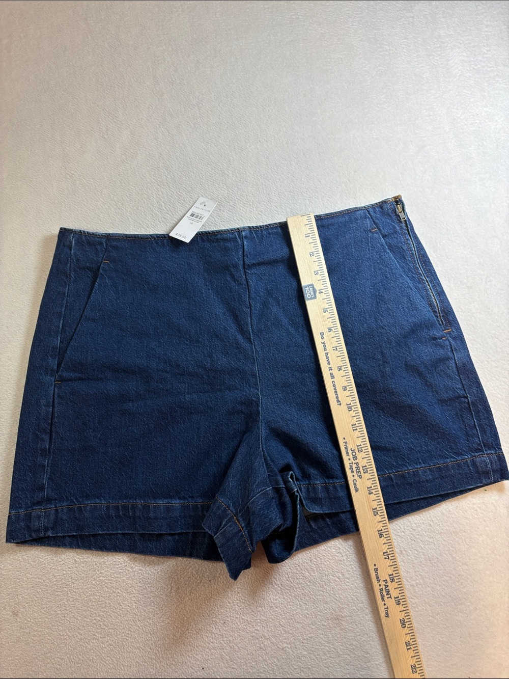 Ann Taylor Dark Blue Denim Shorts